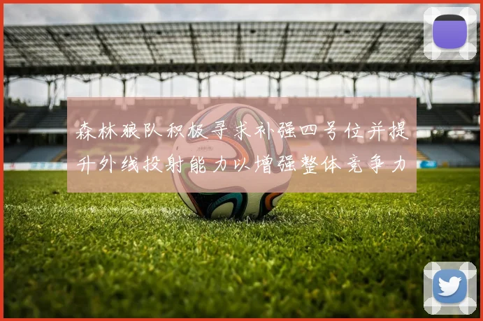森林狼队积极寻求补强四号位并提升外线投射能力以增强整体竞争力